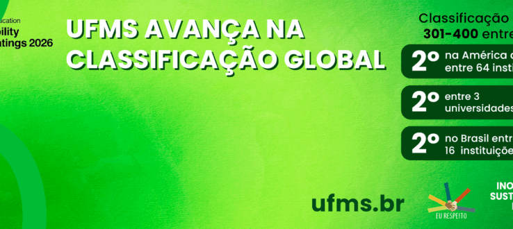 Times Higher Education reconhece desempenho histórico da UFMS com segunda colocação na América do Sul em sustentabilidade